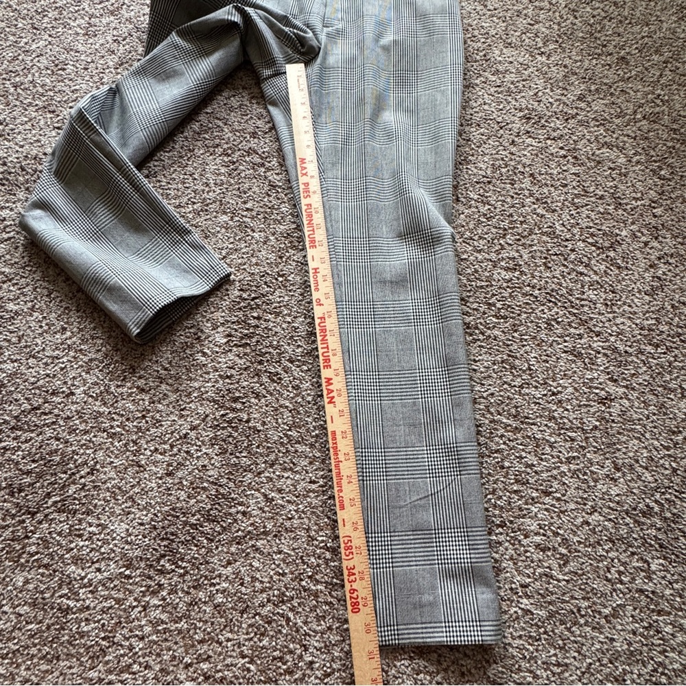 NWT Banana Republic Sloan Curvy Ankle Pants Plaid 8 Tall Career Office - Picture 13 of 15